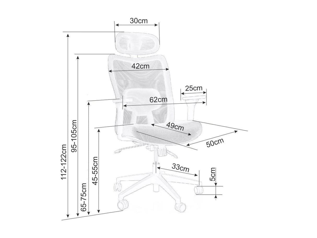 Biroja krēsls 595413