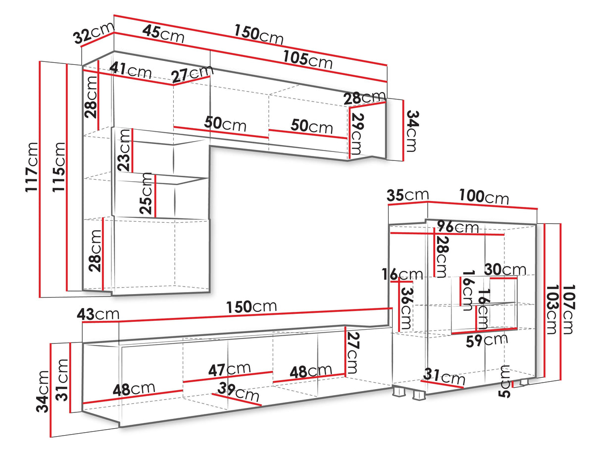 Viesistabas komplekts 61423