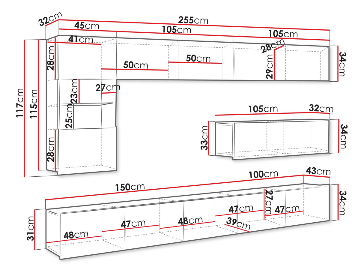 Viesistabas komplekts 61426