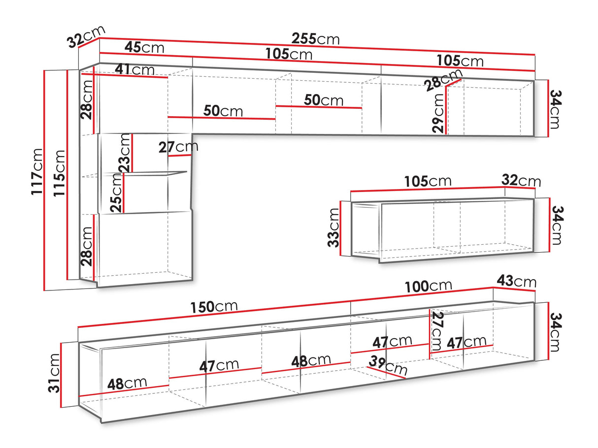 Viesistabas komplekts 61426