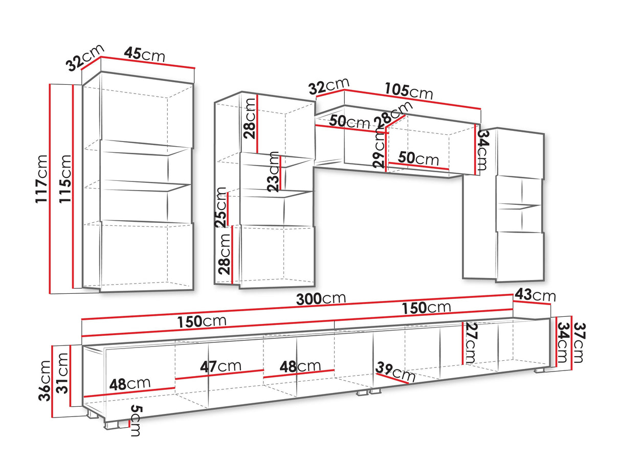 Viesistabas komplekts 61433