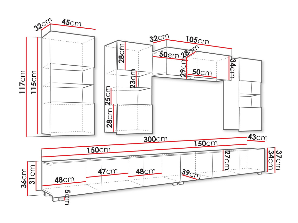 Viesistabas komplekts 61433