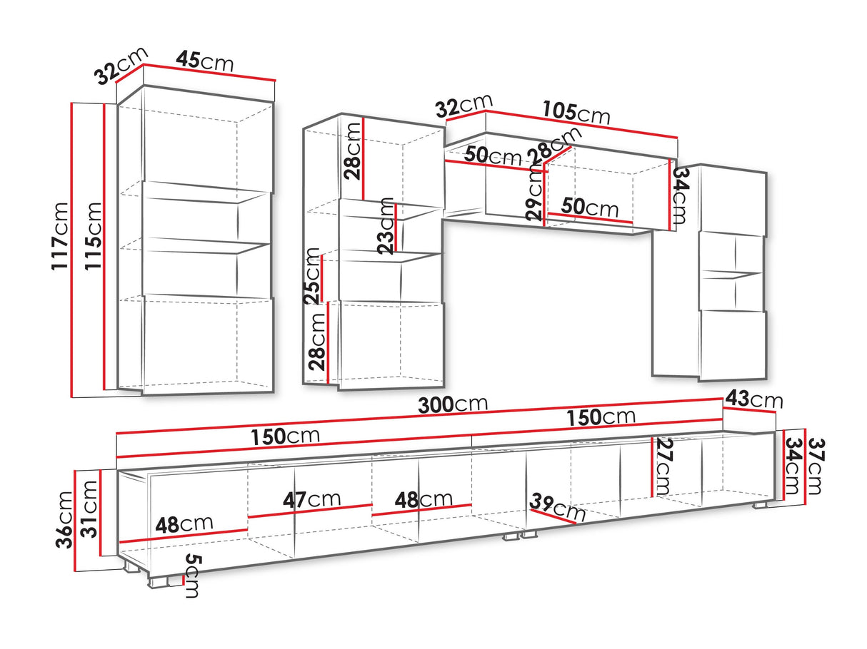 Viesistabas komplekts 61433