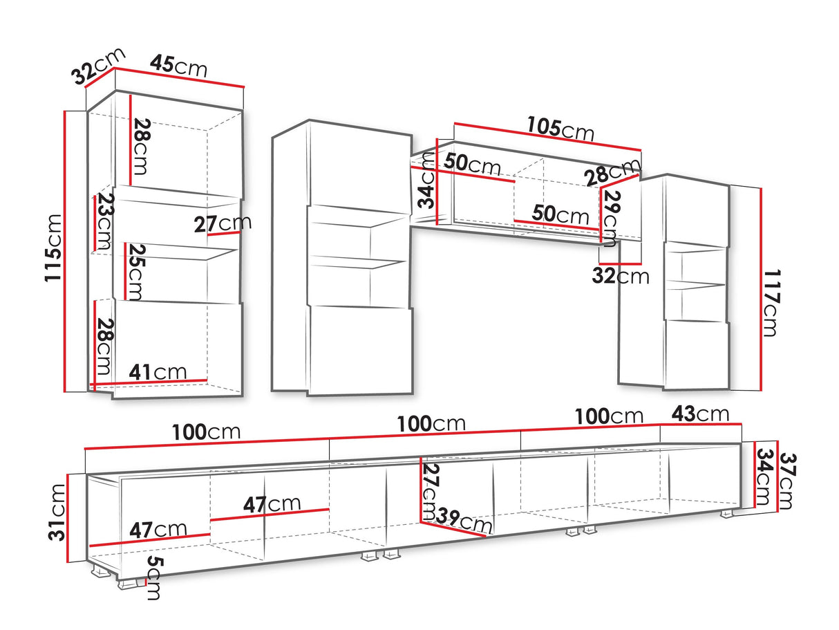Viesistabas komplekts 65945