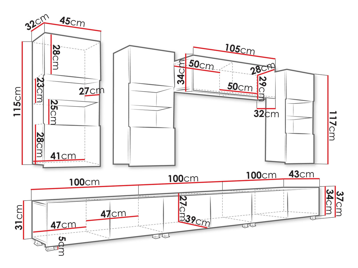 Viesistabas komplekts 65945