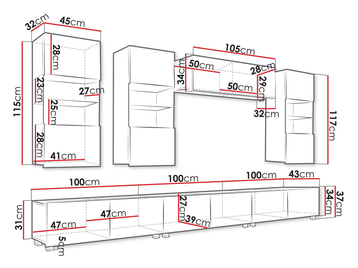 Viesistabas komplekts 65945