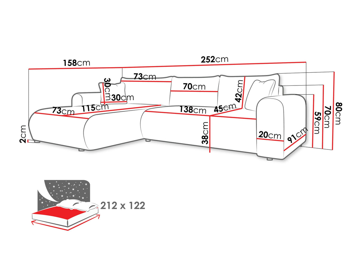 Stūra dīvāns 594049