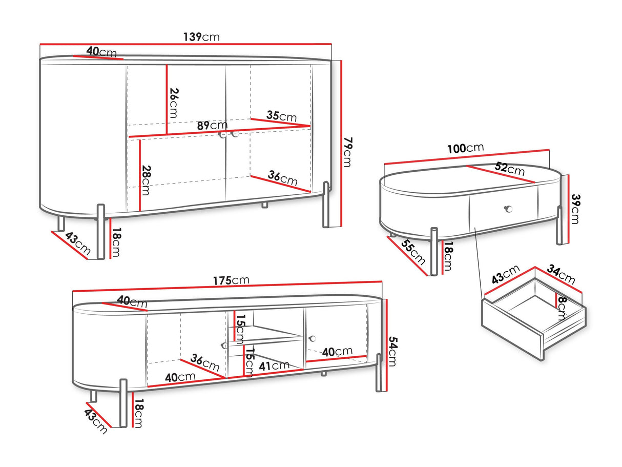 Viesistabas komplekts 596205