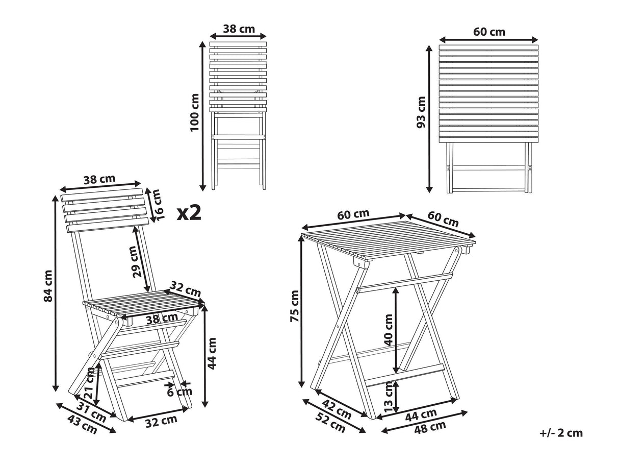 Balkona komplekts 596365