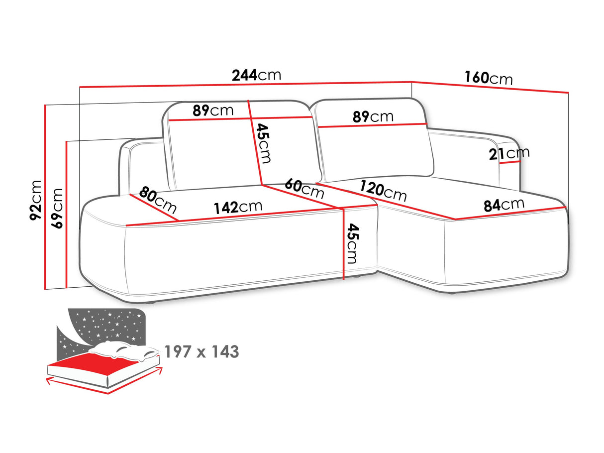 Stūra dīvāns 596378