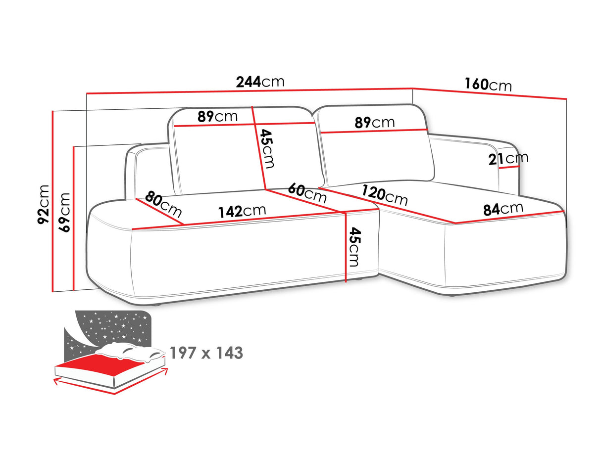 Stūra dīvāns 596378