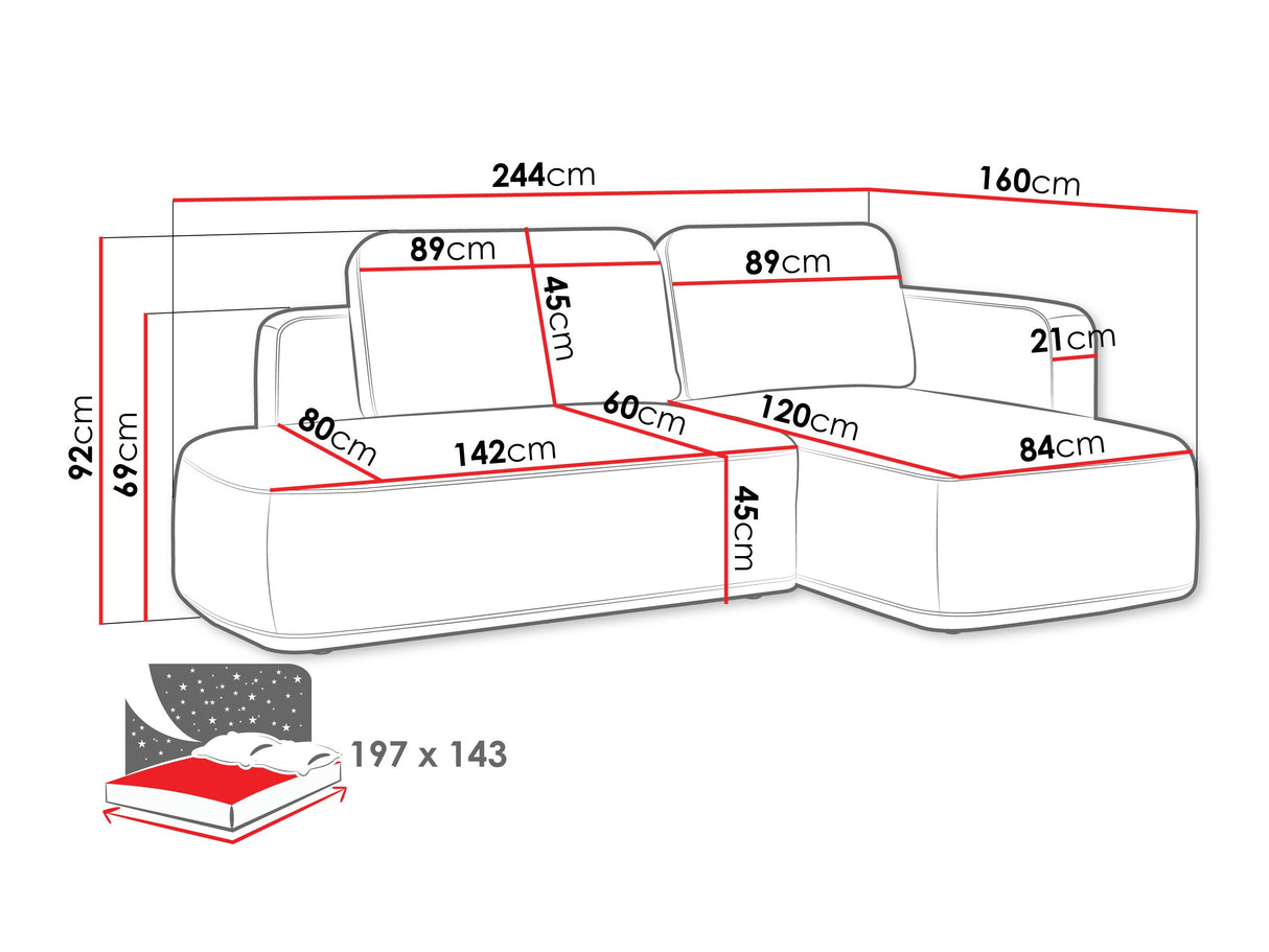 Stūra dīvāns 596378