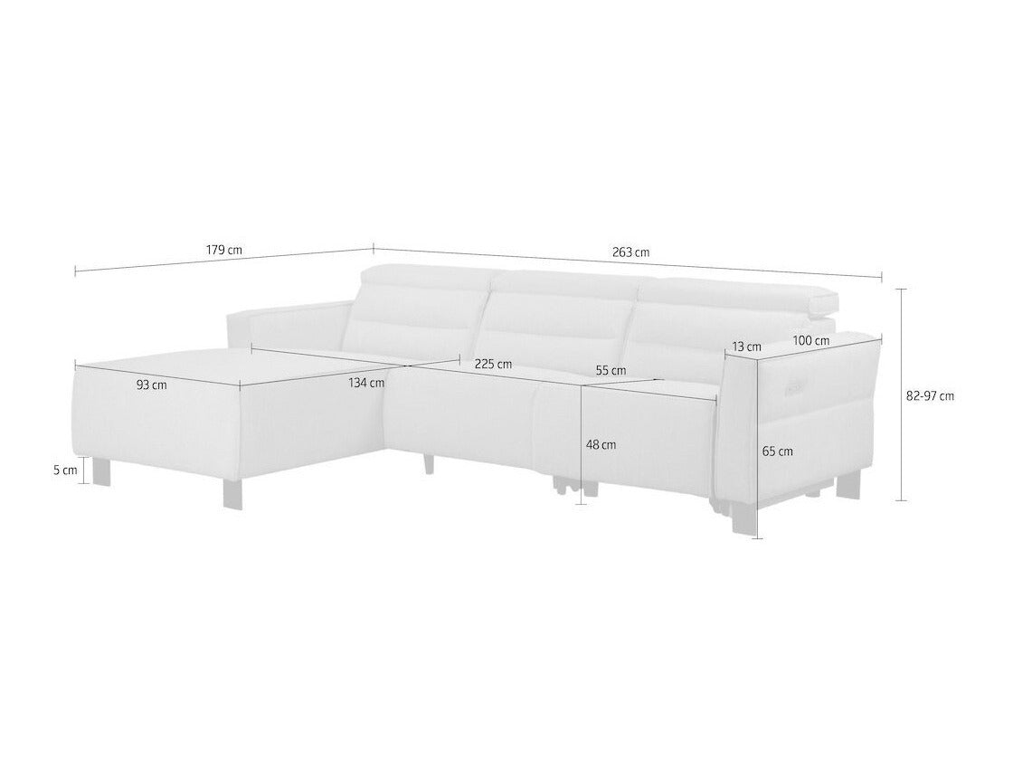 Stūra dīvāns reglaineris 596737