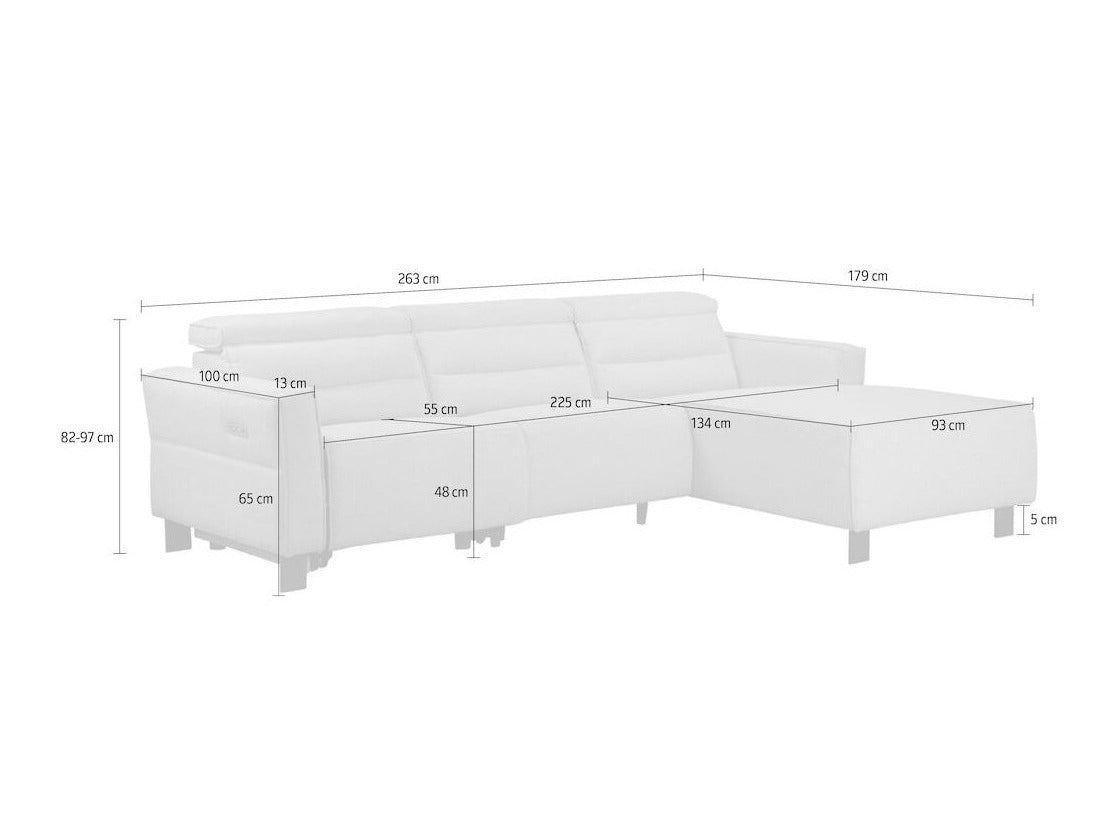 Stūra dīvāns reglaineris 596737