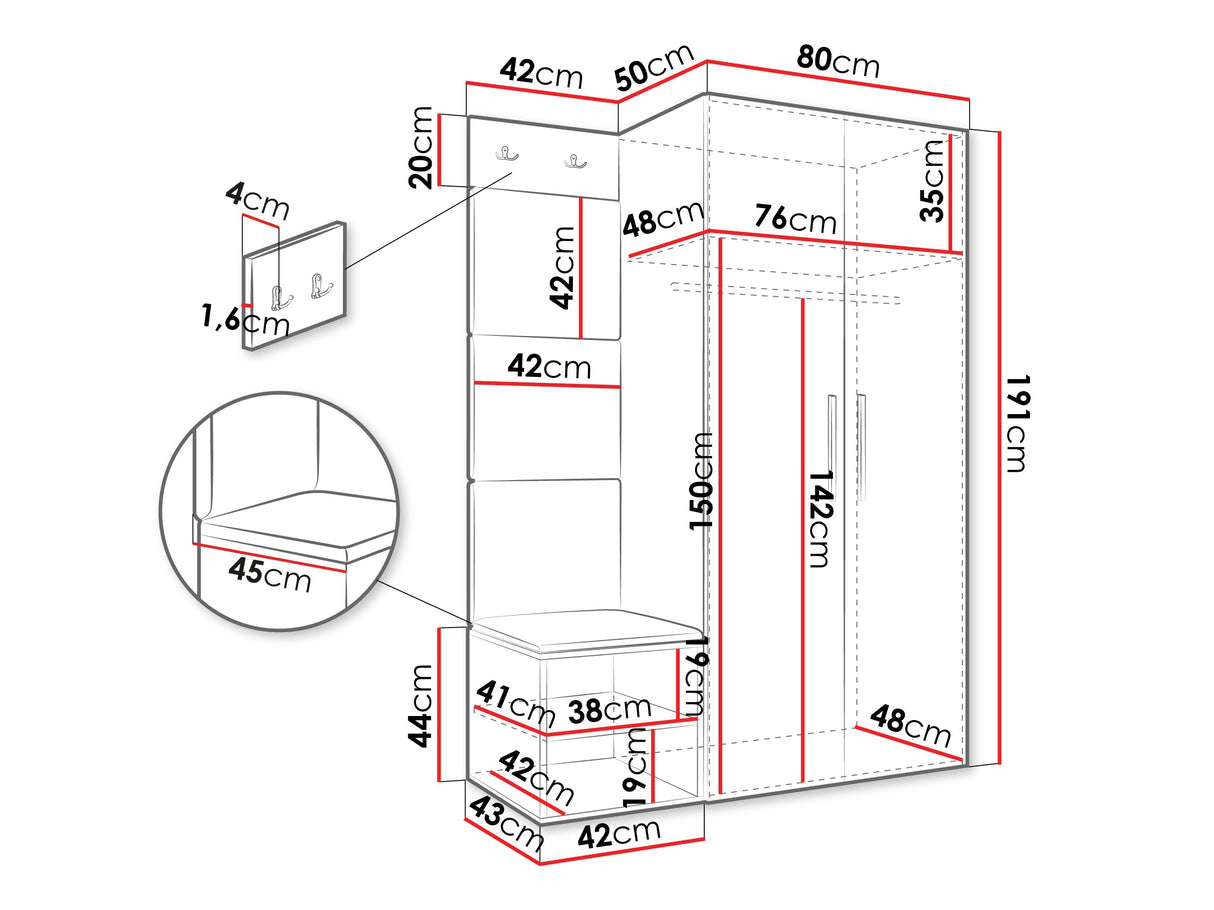 Priekšnama komplekts 597245