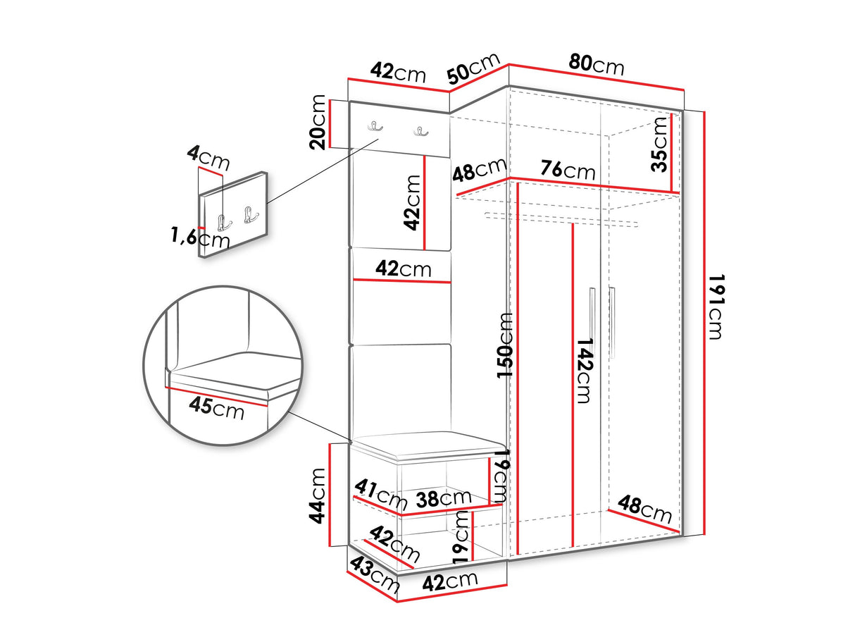 Priekšnama komplekts 597245