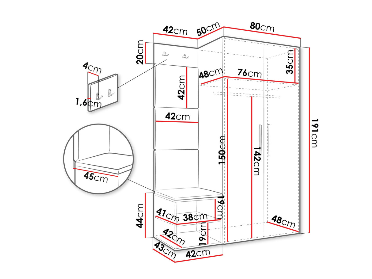 Priekšnama komplekts 597245