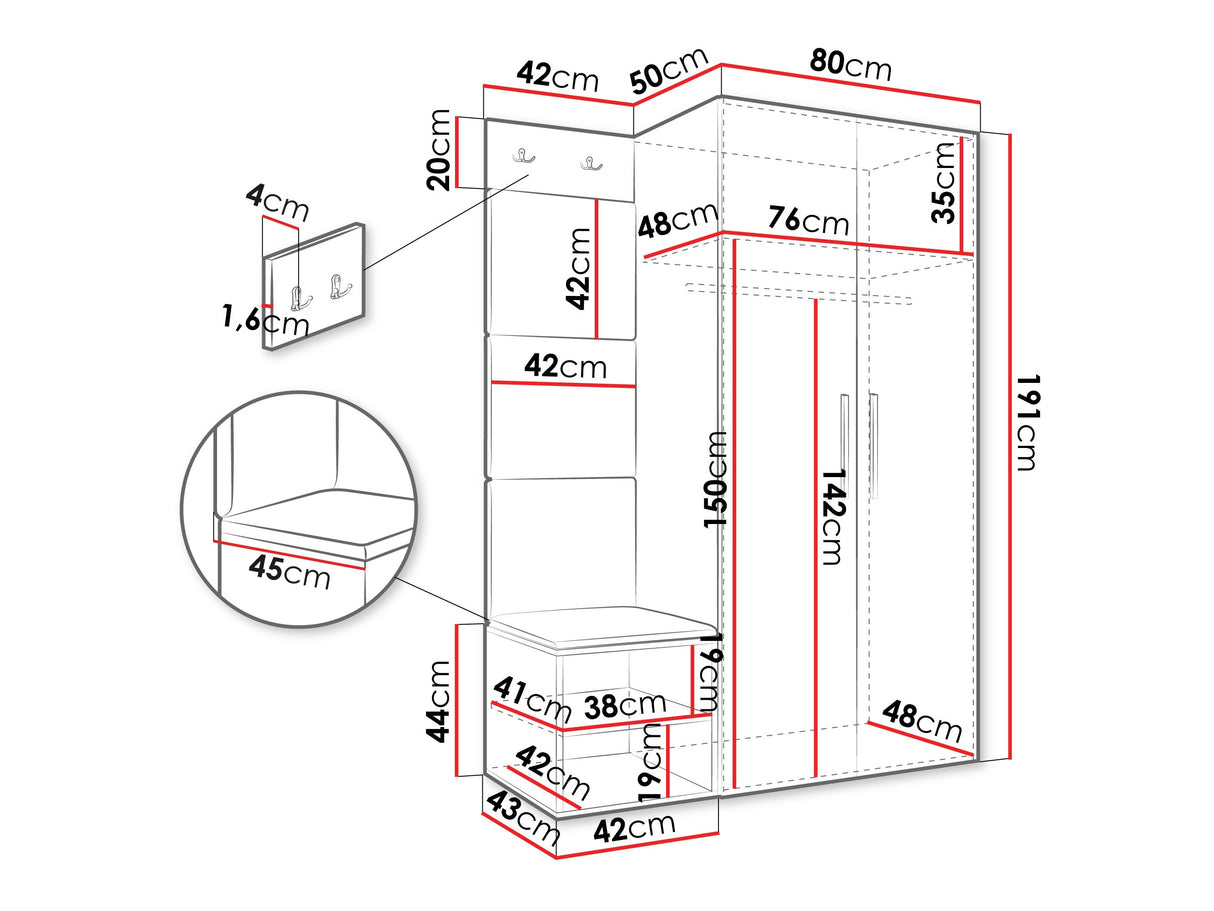 Priekšnama komplekts 597245