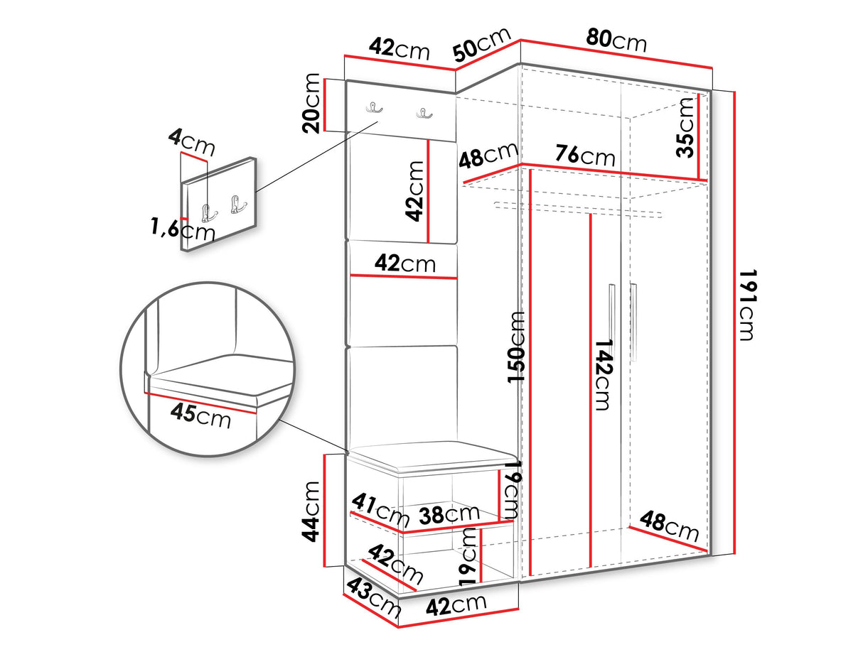 Priekšnama komplekts 597245