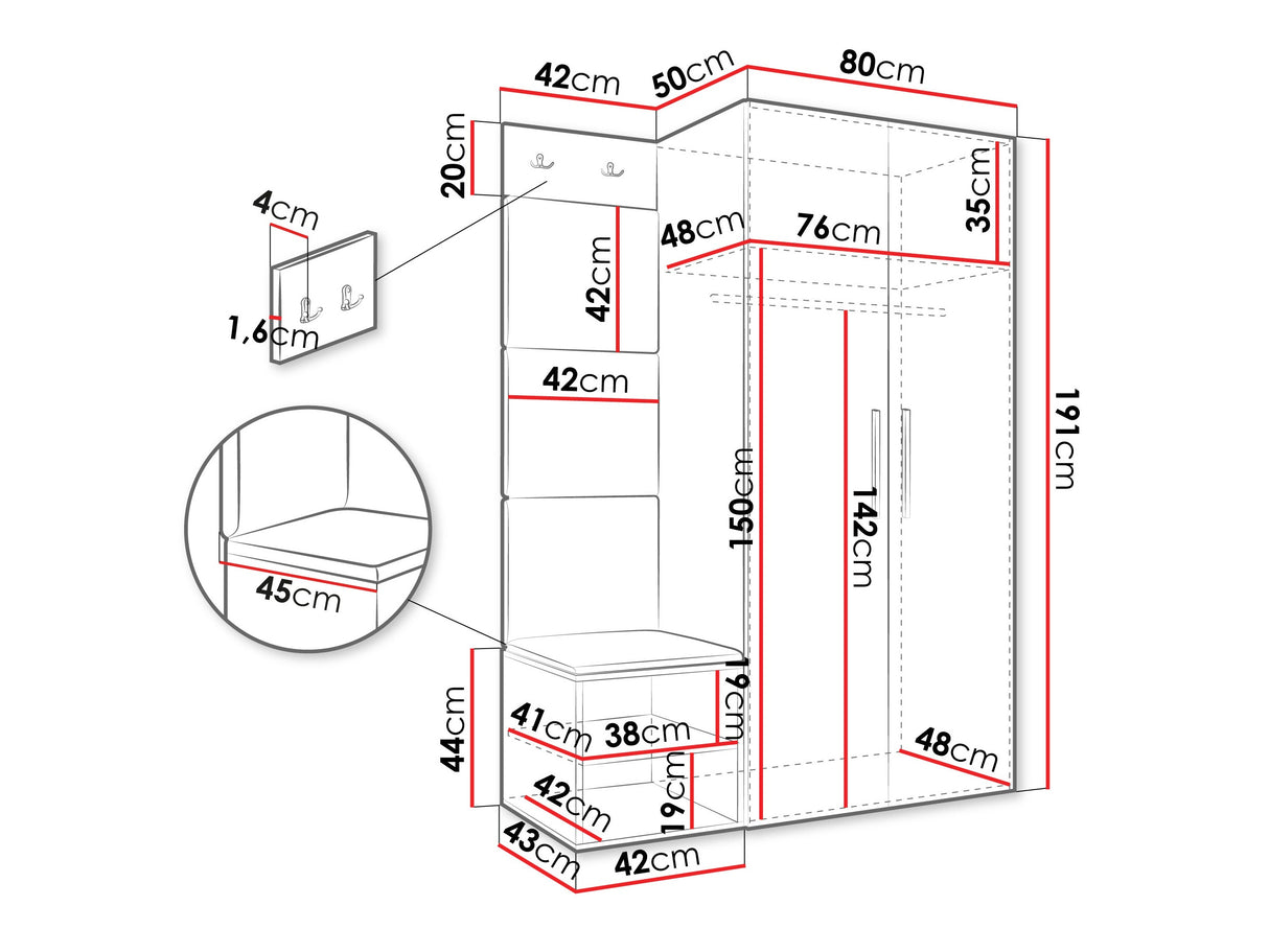 Priekšnama komplekts 597245