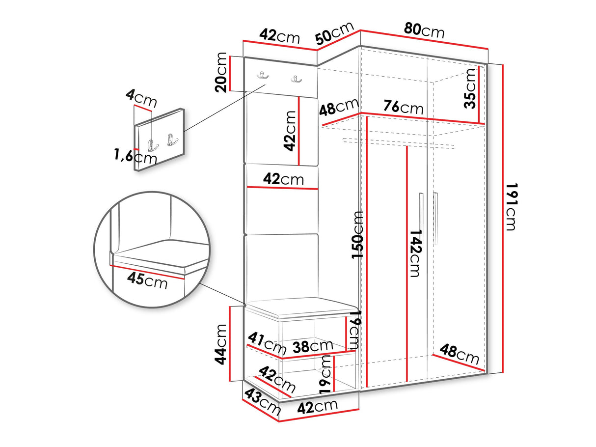 Priekšnama komplekts 597245