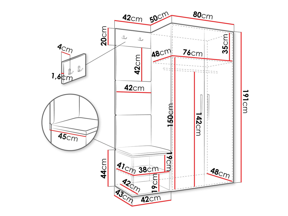 Priekšnama komplekts 597245