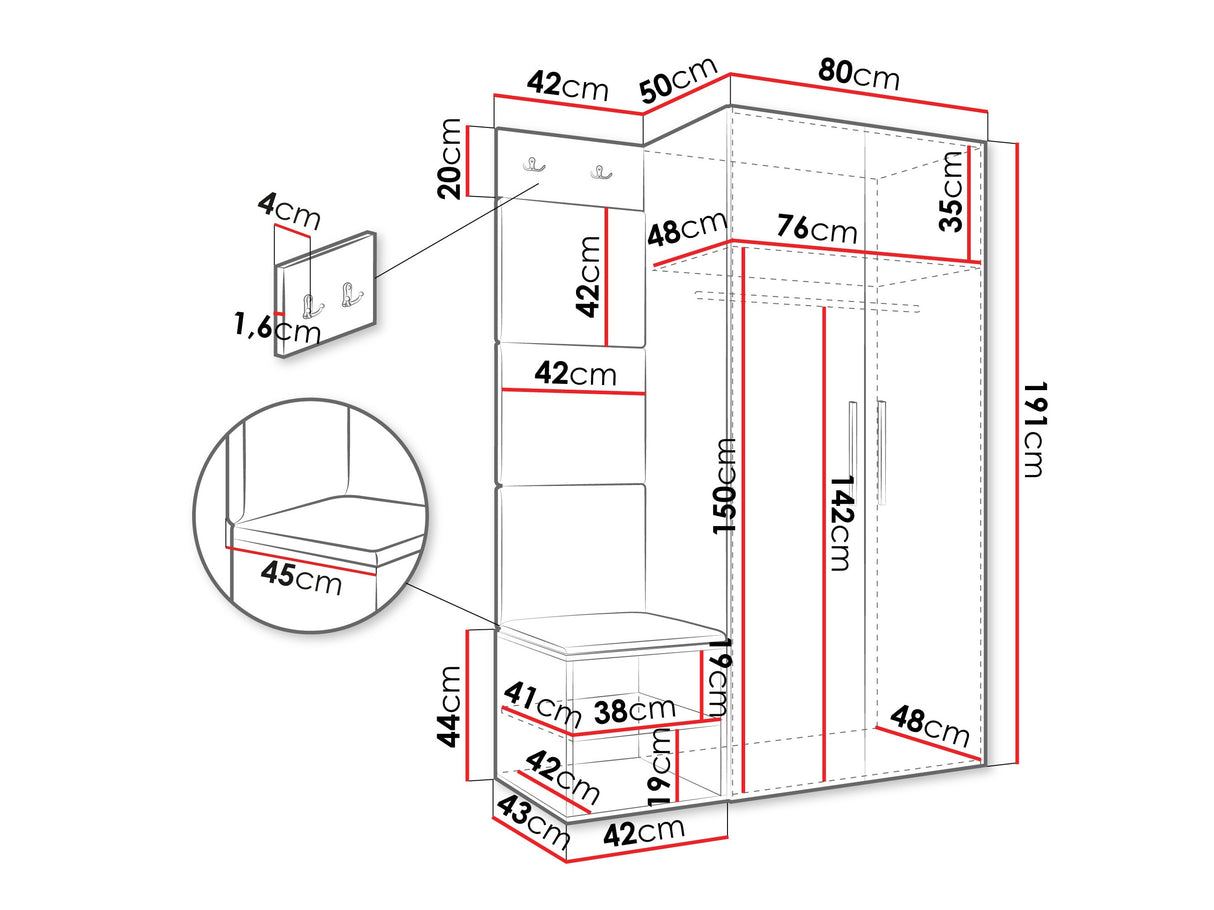Priekšnama komplekts 597245