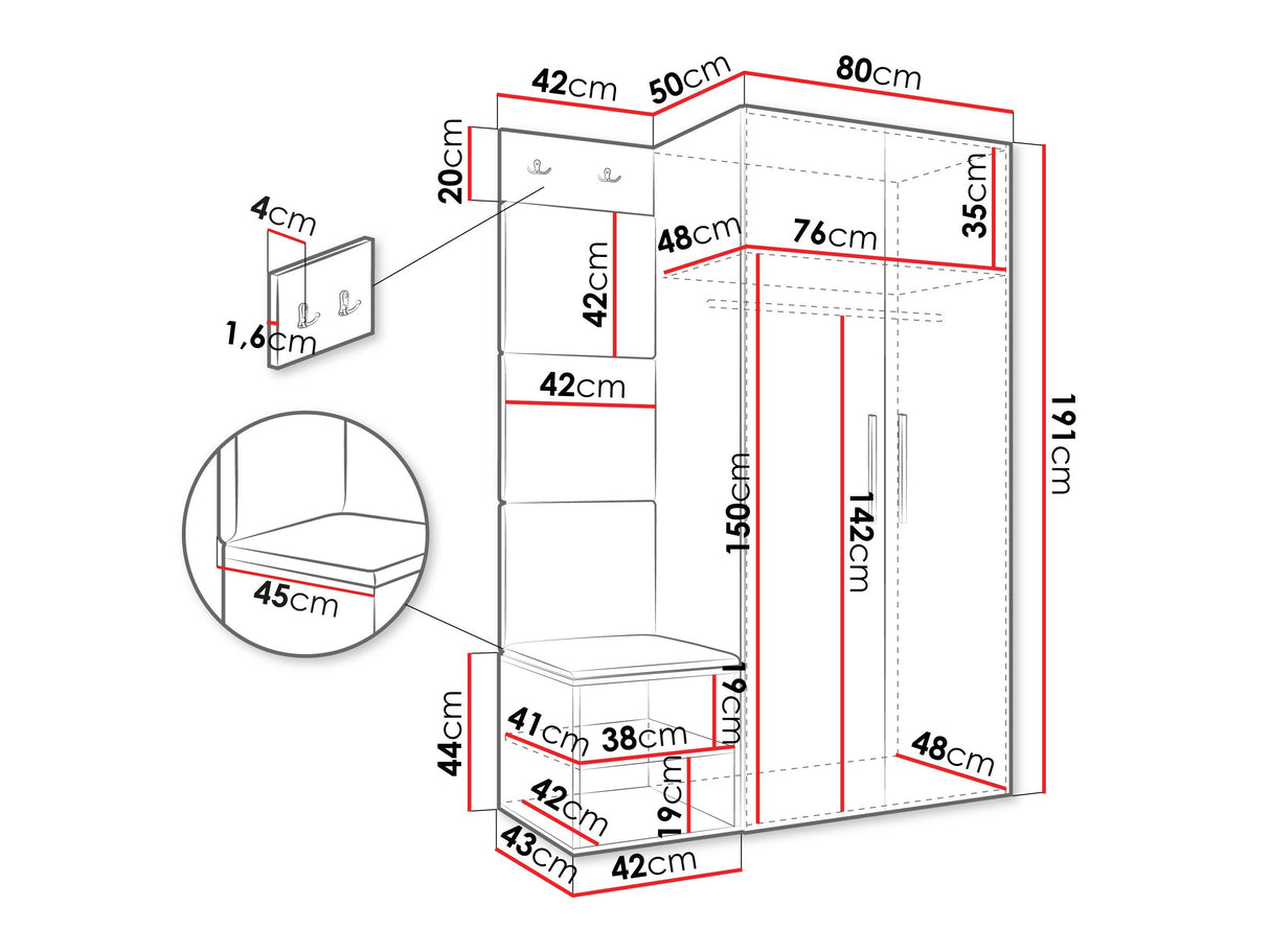 Priekšnama komplekts 597245