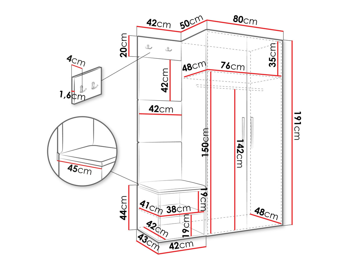 Priekšnama komplekts 597245