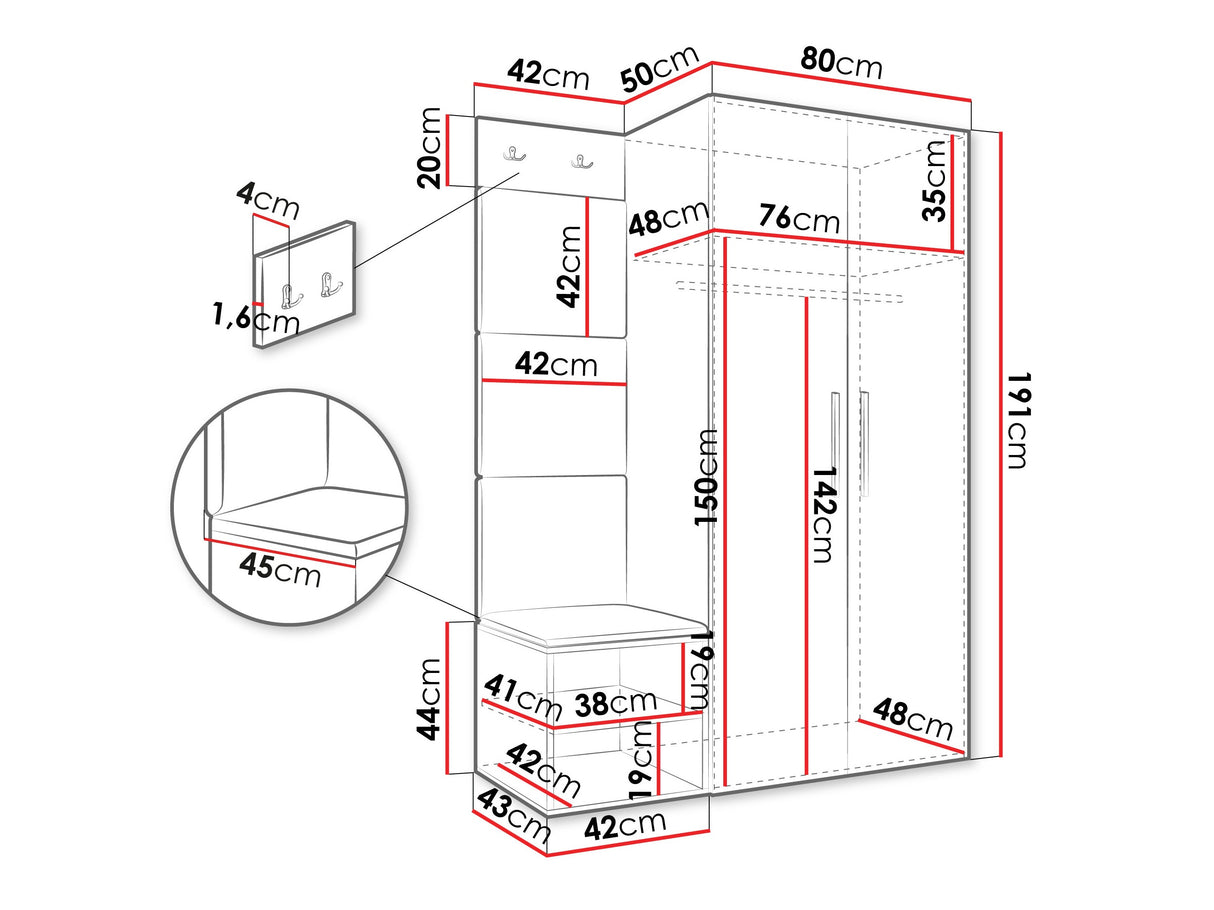 Priekšnama komplekts 597245