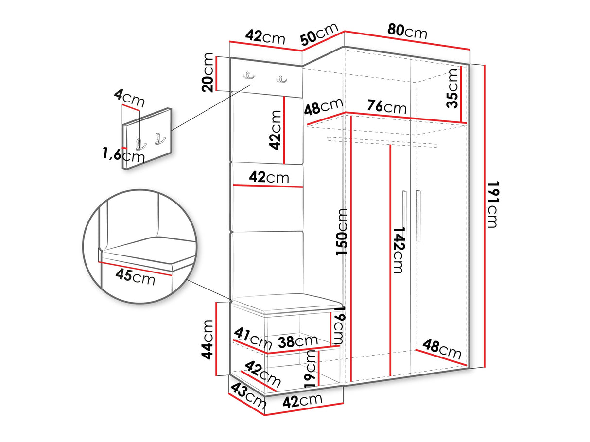 Priekšnama komplekts 597245