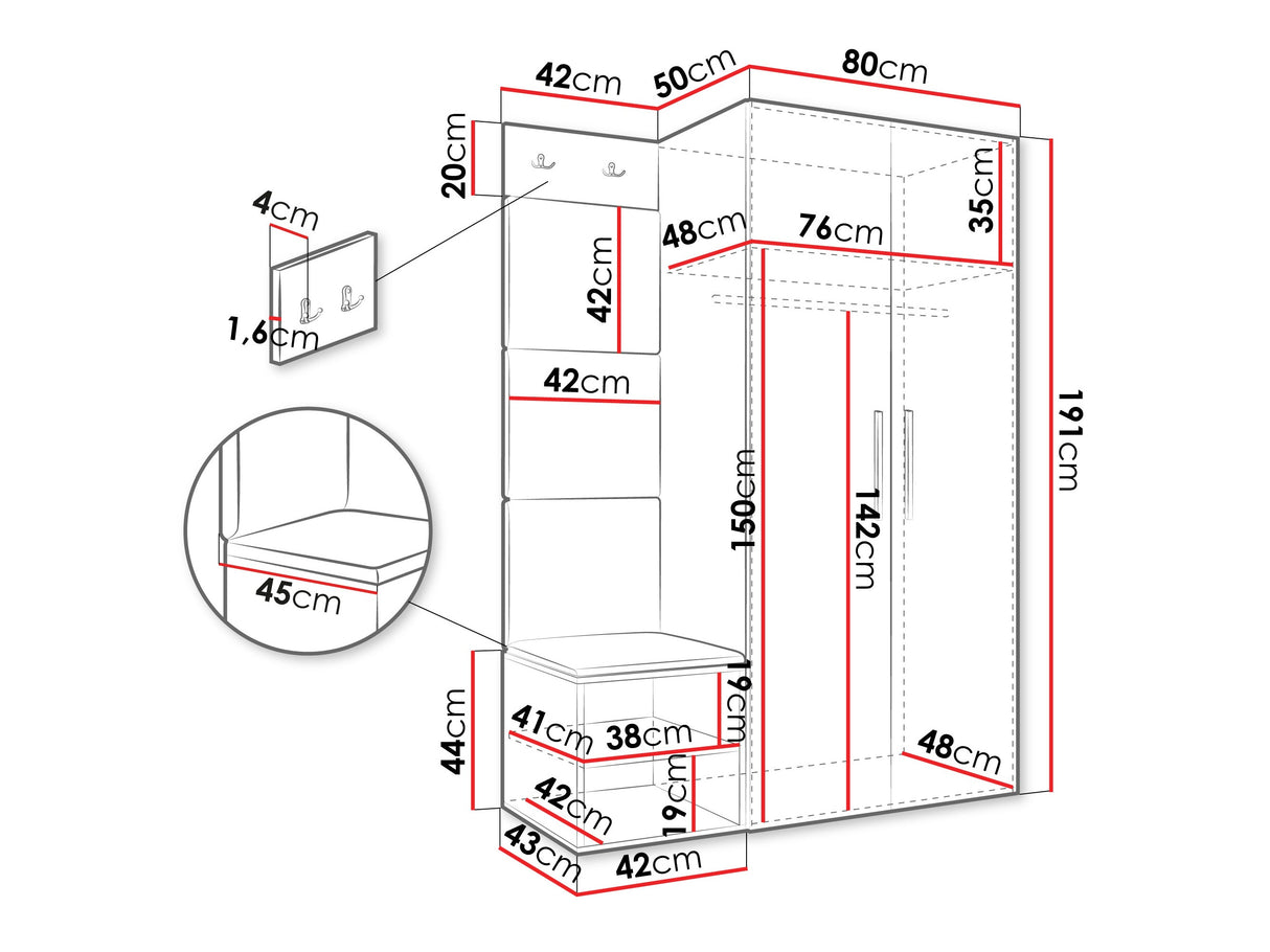 Priekšnama komplekts 597245