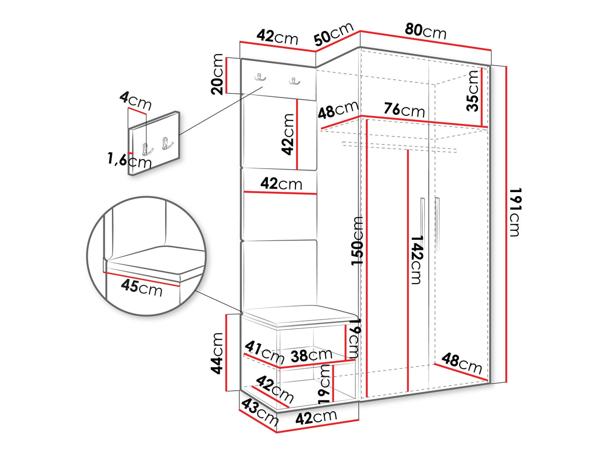 Priekšnama komplekts 597245