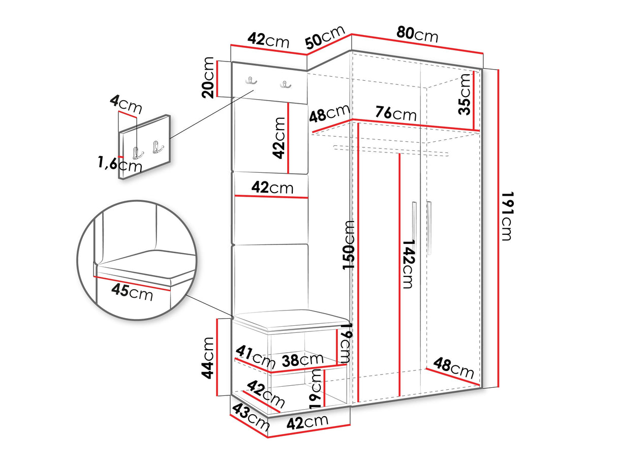 Priekšnama komplekts 597245