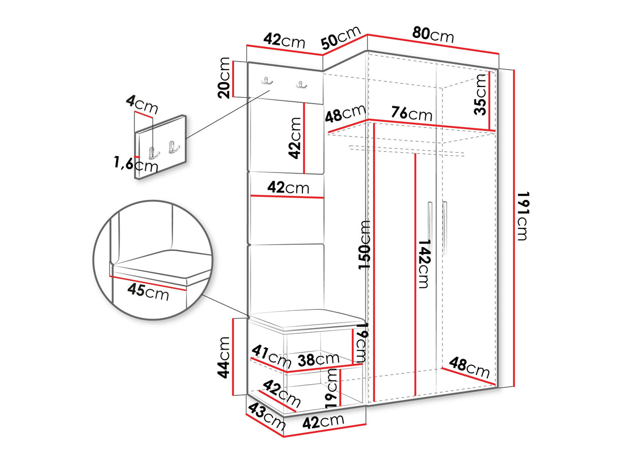 Priekšnama komplekts 597245
