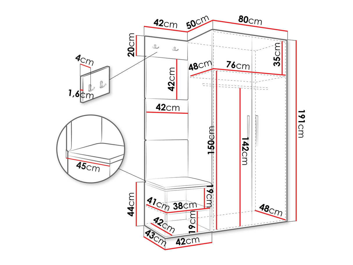 Priekšnama komplekts 597245
