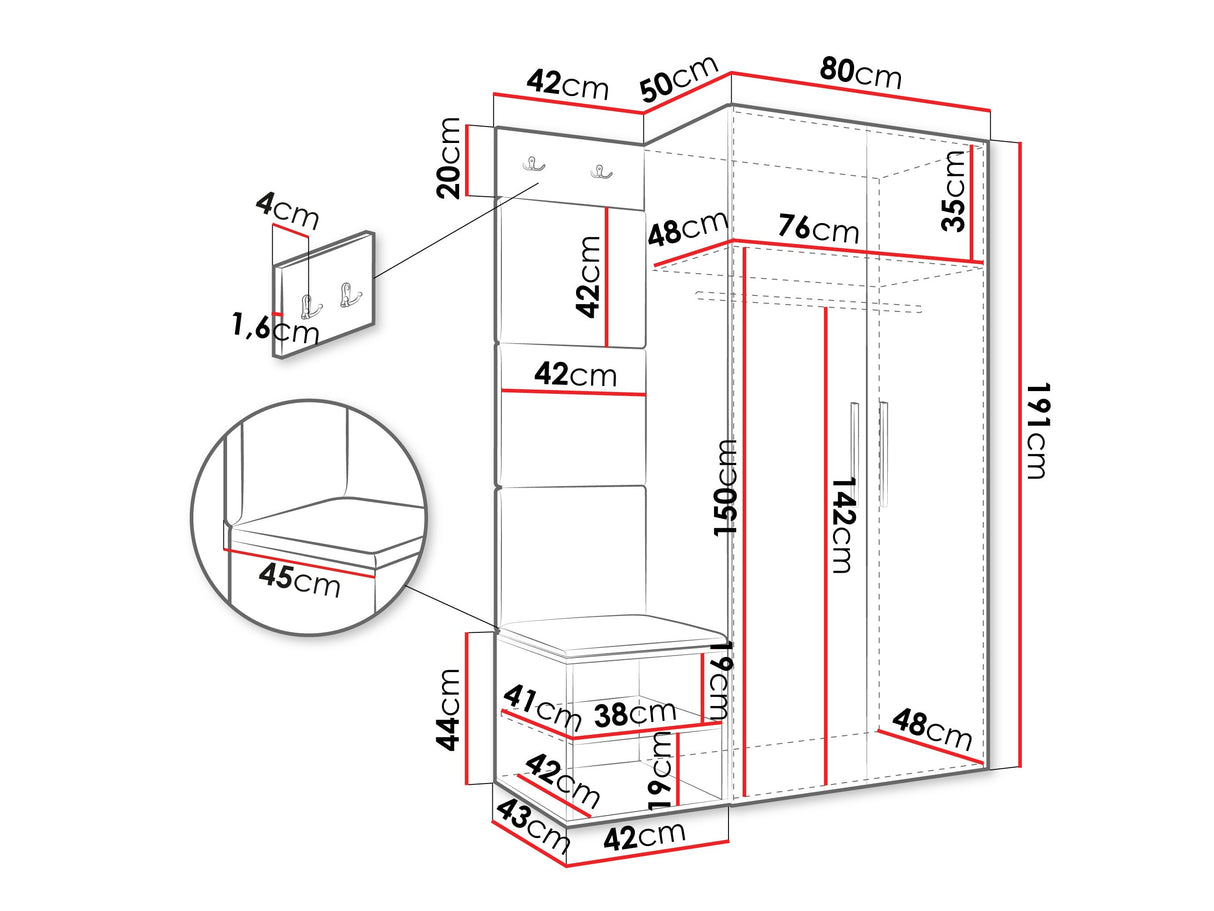 Priekšnama komplekts 597245
