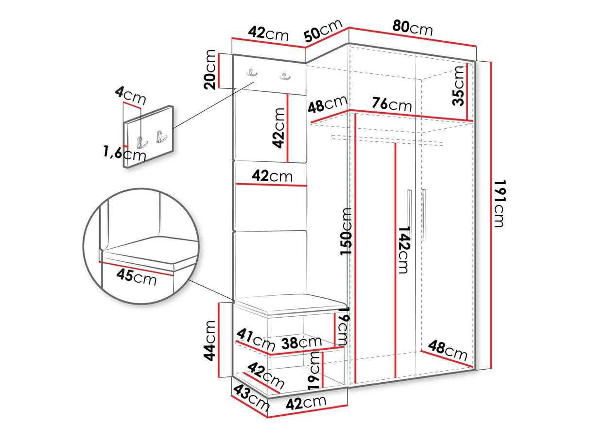 Priekšnama komplekts 597245