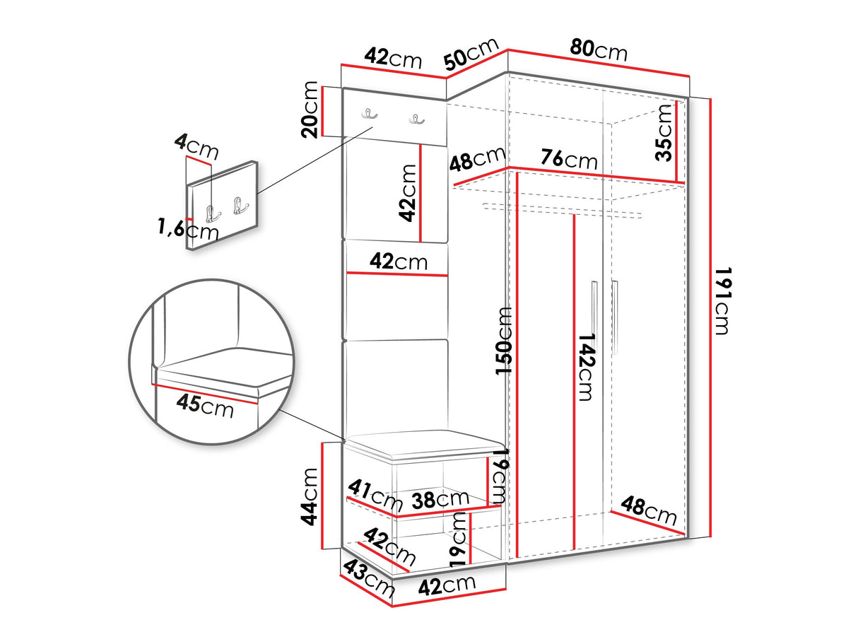 Priekšnama komplekts 597245