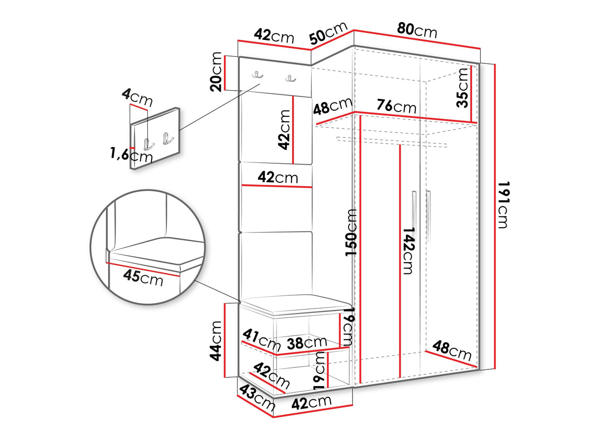 Priekšnama komplekts 597245
