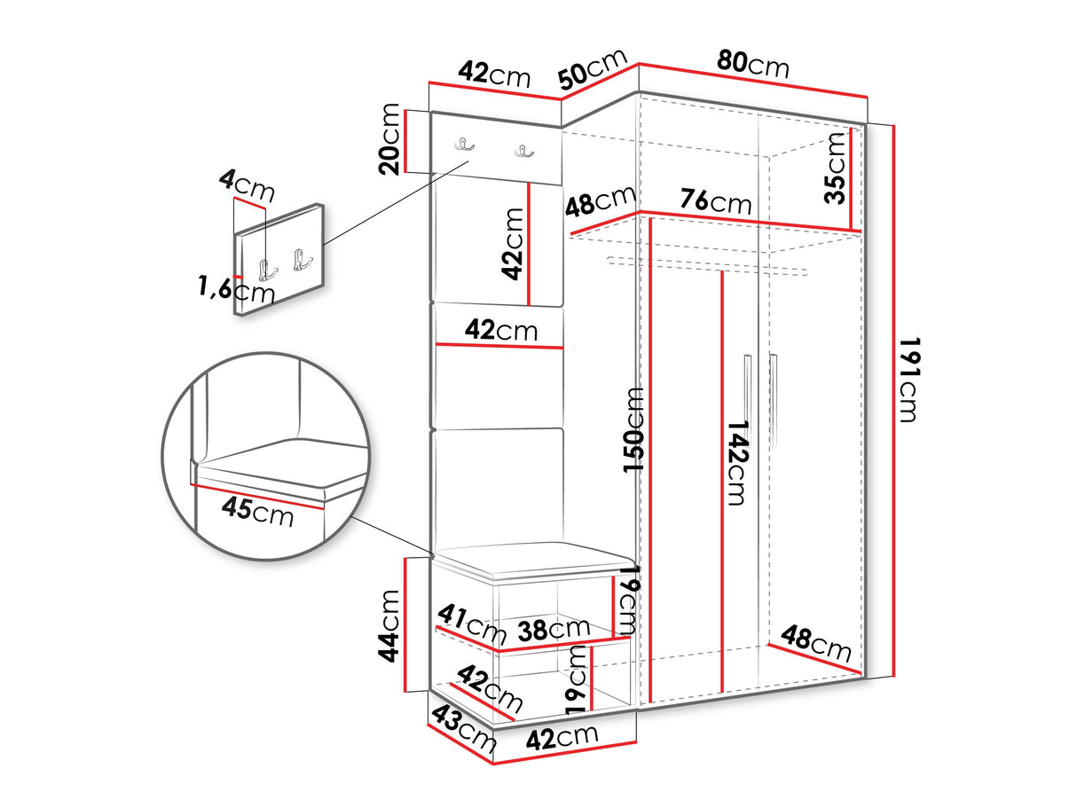 Priekšnama komplekts 597245