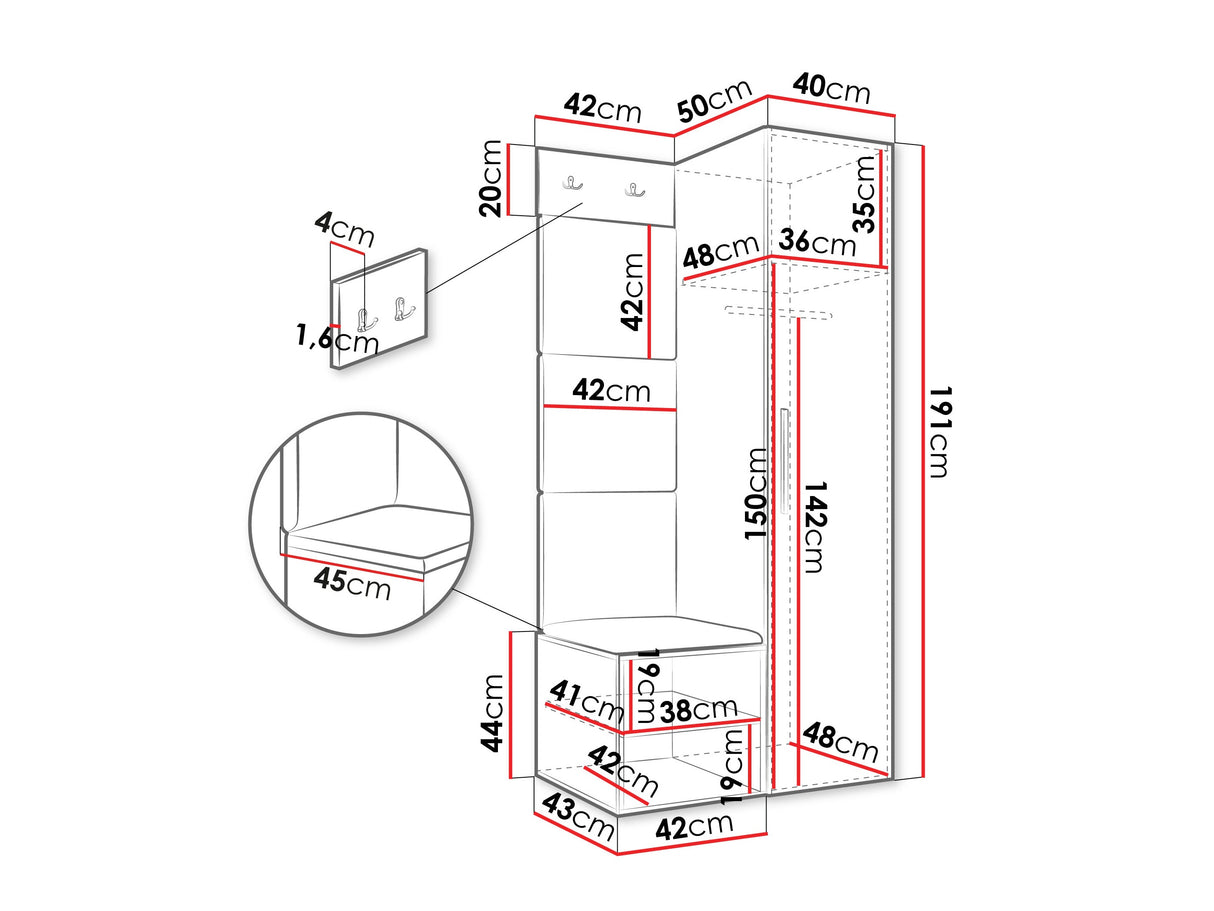 Priekšnama komplekts 597288