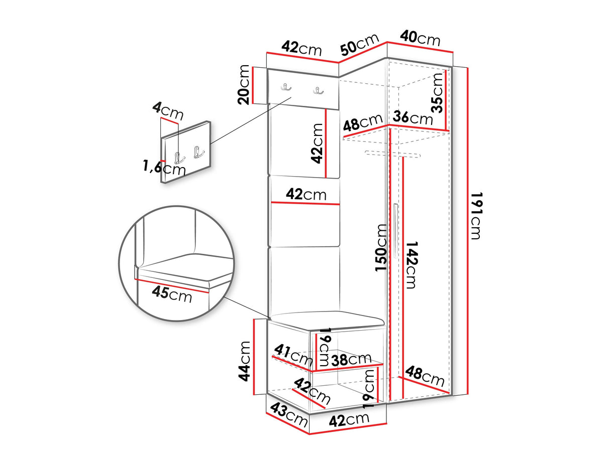 Priekšnama komplekts 597288