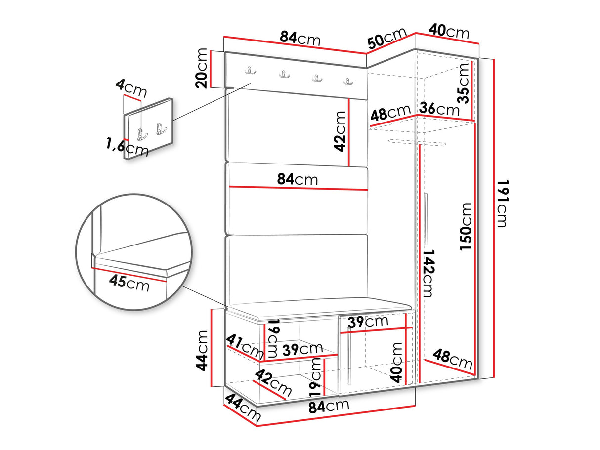 Priekšnama komplekts 597333
