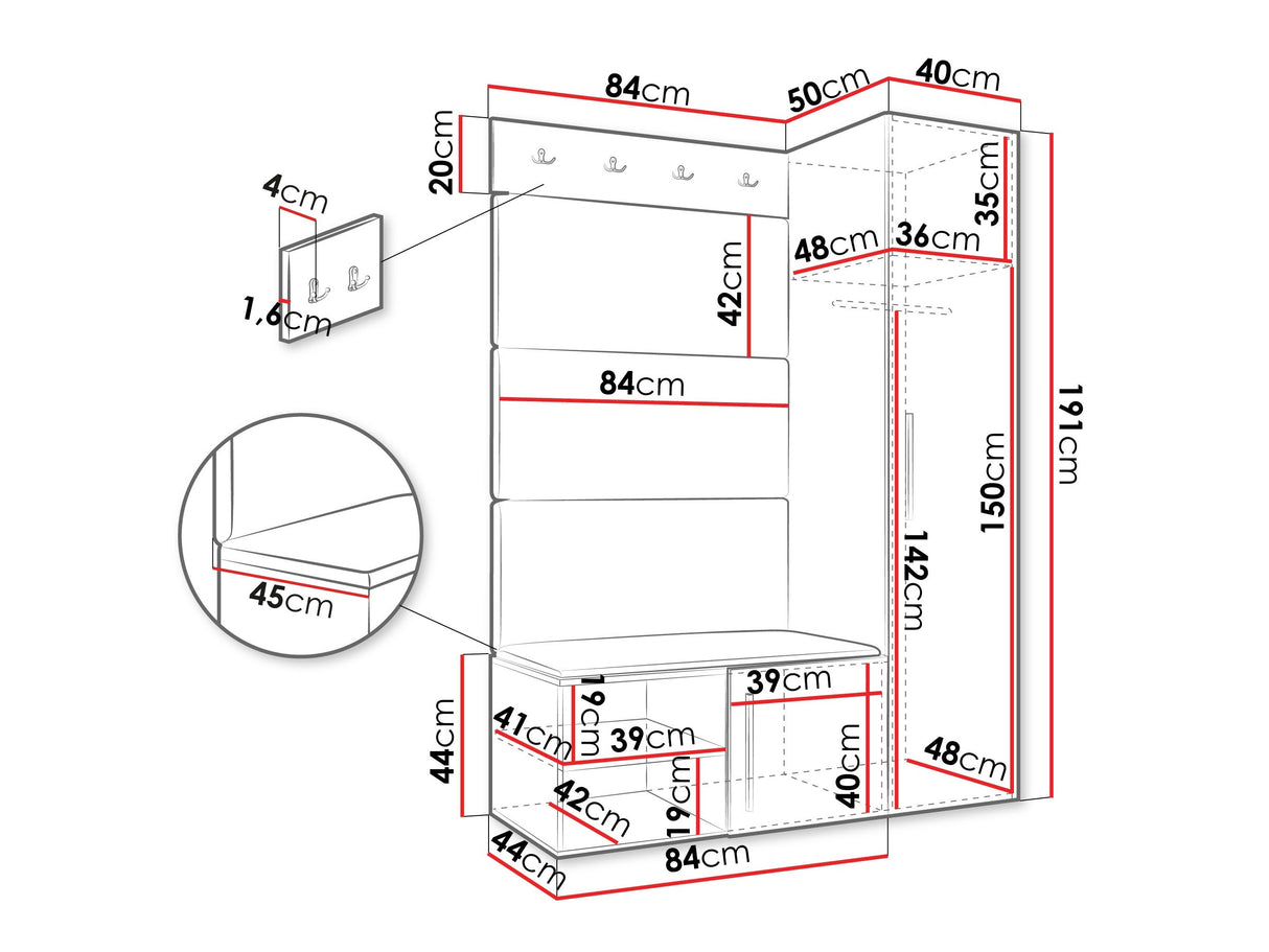 Priekšnama komplekts 597333