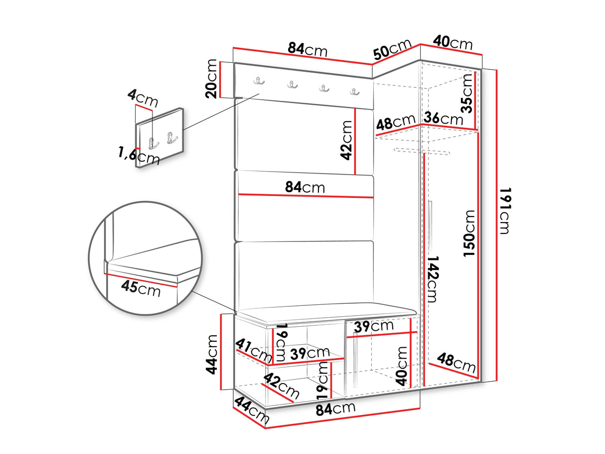 Priekšnama komplekts 597333