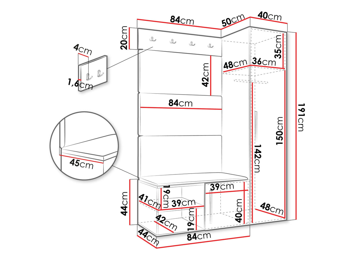 Priekšnama komplekts 597333