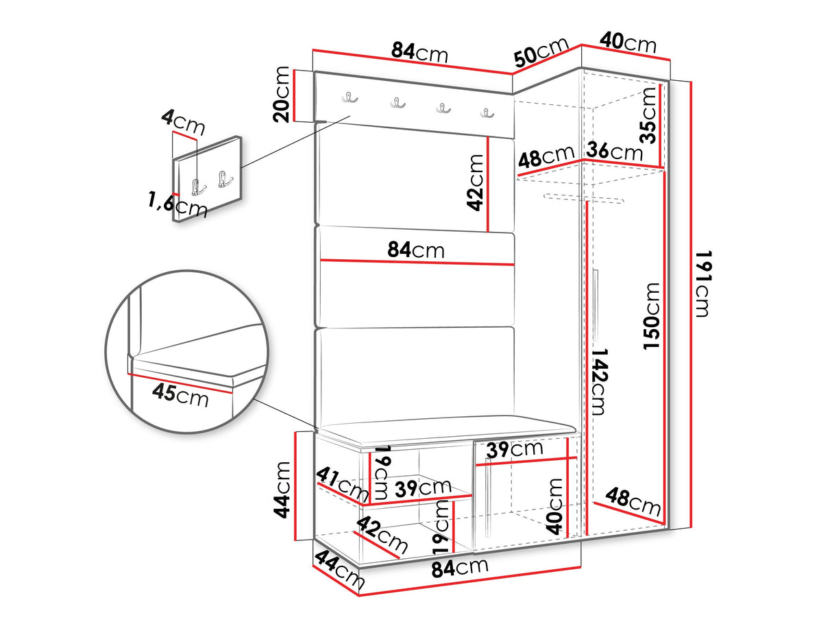 Priekšnama komplekts 597333