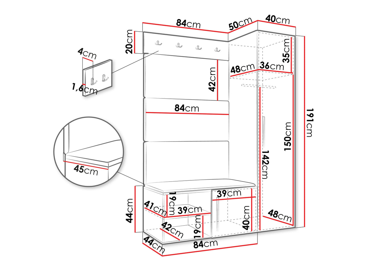 Priekšnama komplekts 597333