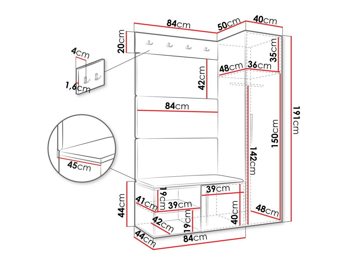 Priekšnama komplekts 597333